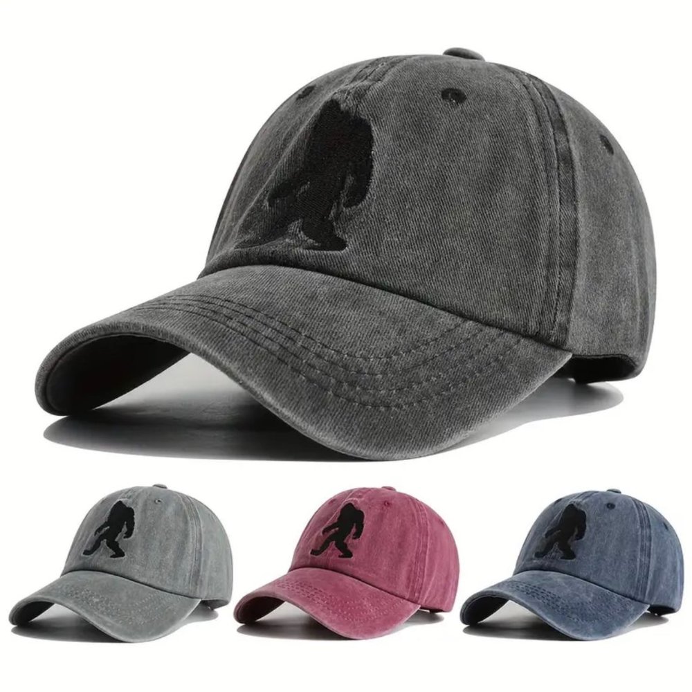 Bigfoot Sasquatch Embroidered Hat UNISEX Adjustable